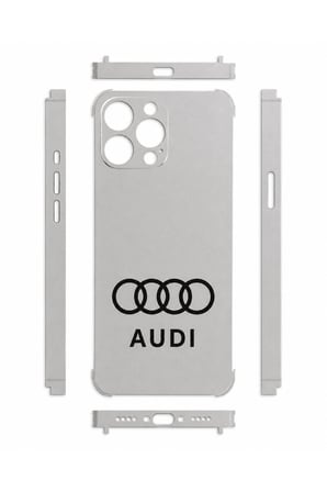 Gümüş Audi — Tüm Telefonlara Uyumlu Kaplama | Sipariş Sonrası Marka ve Modelinizi İletiniz