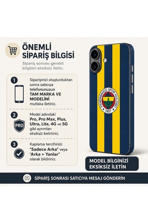 Sarı Lacivert — Tüm Telefonlara Uyumlu Kaplama | Sipariş Sonrası Marka ve Modelinizi İletiniz