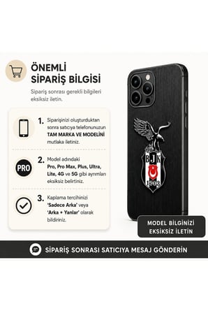 Kara Kartal 1903 — Tüm Telefonlara Uyumlu Kaplama | Sipariş Sonrası Marka ve Modelinizi İletiniz