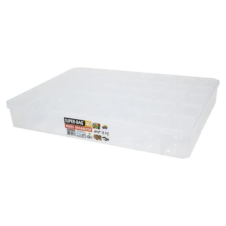 MARS 40 BÖLMELİ ŞEFFAF ORGANİZER BOX 39x30x55CM (2)