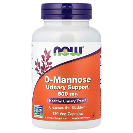 D-Mannose Urinary Support 500 mg 120 Kapsül