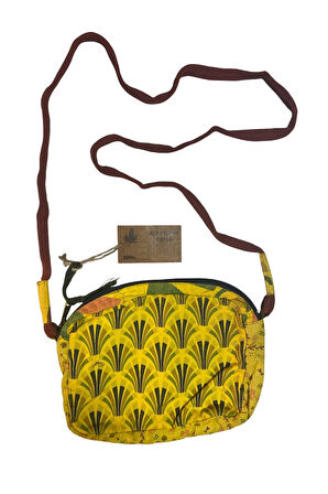 Vintage Salaş Renkli Küçük Boy Uzun Askılı Günlük Çapraz Postacı Omuz Çantası 22 cm x 15 cm