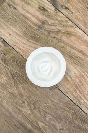 Gül 3d Tekli Mum Kalıbı (Silikon)