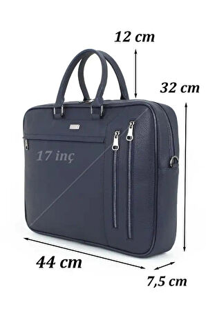 Case Club 2208-5 El Omuz Çantası Büyük Boy 17.3 inç Laptop Evrak Çantası