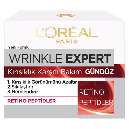 4 Adet L'Oréal Paris Wrinkle Expert Kırışıklık Karşıtı Bakım Kremi 50 Ml