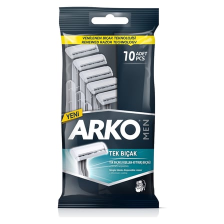 5 Adet Arko Men Tek Bıçak Tıraş Bıçağı 10'lu