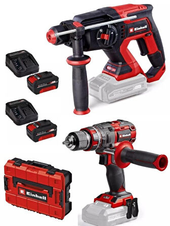 Einhell TP-HD 18/22 D li BL  Tp-cd 18/80 Matkap 2x4.0ah Akülü Kömürsüz Set