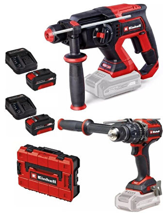 Einhell TP-HD 18/22 D li BL  Tp-cd 18/120 li-i bl Matkap 2x4.0ah Akülü Kömürsüz Set