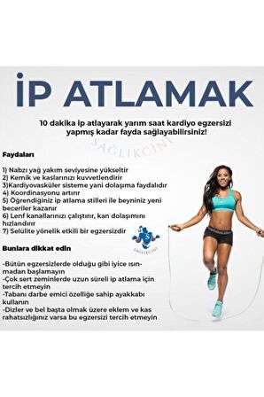 Atlama Ipi Silikon Ayarlanabilir Boy Zıplama Ipi