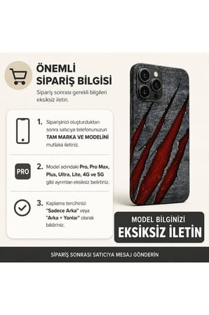 Kızıl Tırmık — Tüm Telefonlara Uyumlu Kaplama | Sipariş Sonrası Marka ve Modelinizi İletiniz