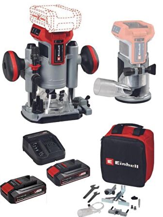 Einhell TP-RO 18 Set Li BL 2x2.5ah Akülü Kömürsüz Freze