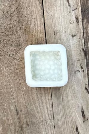 Sünger Küp Mum Kalıbı (Silikon) (1 Adet)