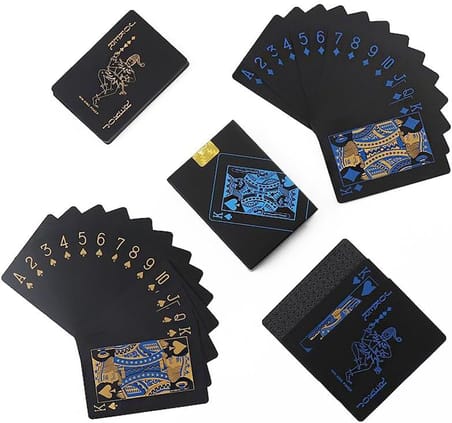 Mavi Gold iskambil Kağıdı Plastik Su Geçirmez Oyun Kağıdı cin953sr