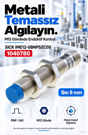 SICK IME12-08NPSZC0S endüktif yaklaşım sensörü 1040780