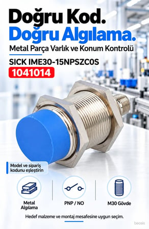SICK IME30-15NPSZC0S endüktif yaklaşım sensörü 1041014