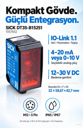 SICK DT35-B15251 lazer mesafe sensörü 1057652