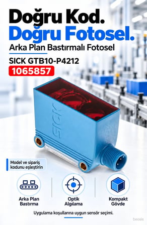 SICK GTB10-P4212 arka plan bastırmalı fotosel 1065857