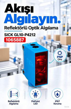 SICK GL10-P4212 reflektörlü fotosel 1065887