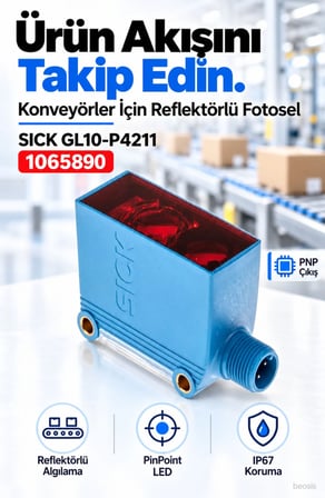 SICK GL10-P4211 reflektörlü fotosel 1065890