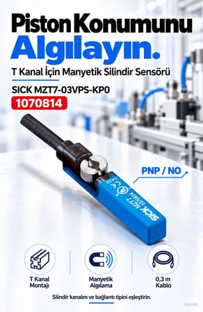 SICK MZT7-03VPS-KP0 silindir sensörü 1070814