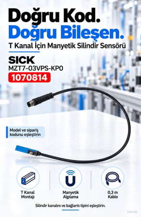 SICK MZT7-03VPS-KP0 silindir sensörü 1070814