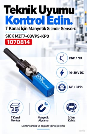 SICK MZT7-03VPS-KP0 silindir sensörü 1070814