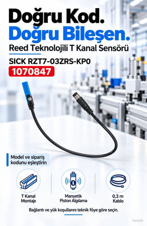 SICK RZT7-03ZRS-KP0 reed silindir sensörü 1070847