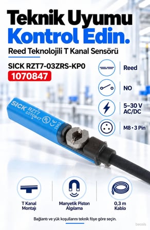 SICK RZT7-03ZRS-KP0 reed silindir sensörü 1070847