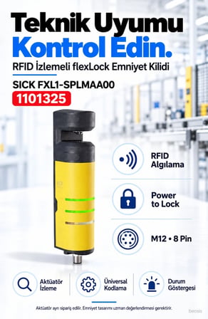 SICK FXL1-SPLMAA00 RFID emniyet kilidi 1101325