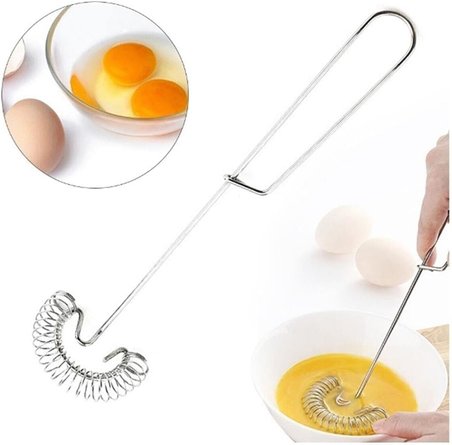 Pratik Paslanmaz Lüx Çelik Çırpıcı, Yaylı Yumurta Çırpıcı