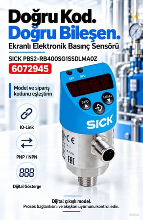 SICK PBS2-RB400SG1SSDLMA0Z elektronik basınç şalteri 6072945