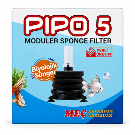 Akvaryum Pipo Filtre Küçük Boy No:5
