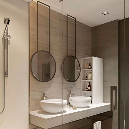 Deniz Metal Banyo Aynası