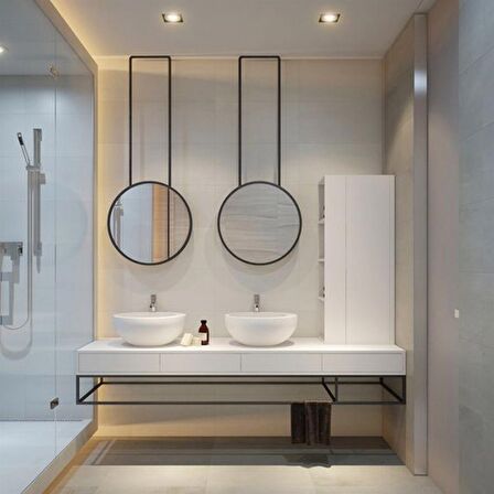 Deniz Metal Banyo Aynası