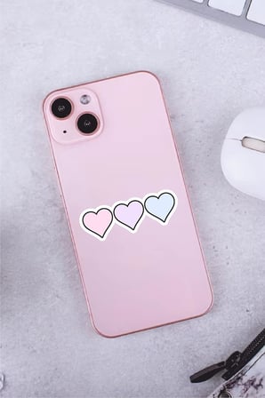 Pink Pembe Temalı Laptop Notebook Tablet Telefon Sticker Set 004