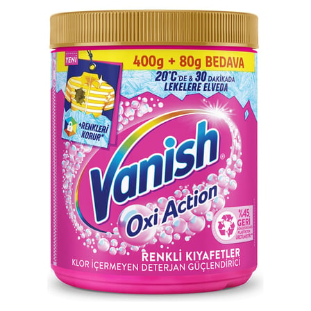 3 Adet Vanish Multipower Toz Pembe 480 G