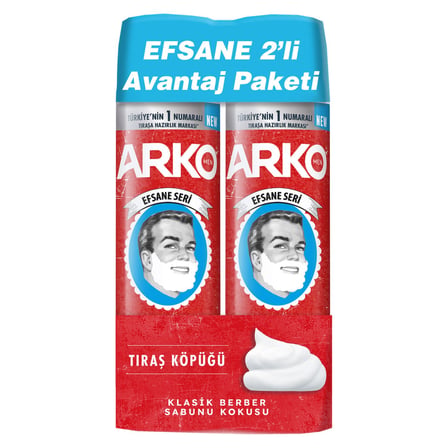 4 Adet Arko Men Efsane Tıraş Köpüğü 2 x 200 Ml