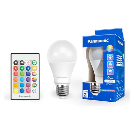 4 Adet Panasonic Led E27 Smart Remote Control 9W Rgb