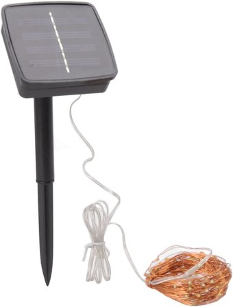 Güneş Enerjili Işıklar Dış Mekan, Peri Işıkları Suya Dayanıklı, LED Solar Işıklar Bakır Tel Noel Dekorasyonu Için 100 LED Ağaç Bahçe Veranda