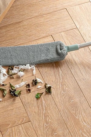 Venga Mikrofiber Başlıklı Girintili Yüzey Dip Köşe Raf Temizleme Mopu Toz Alma Fırçası