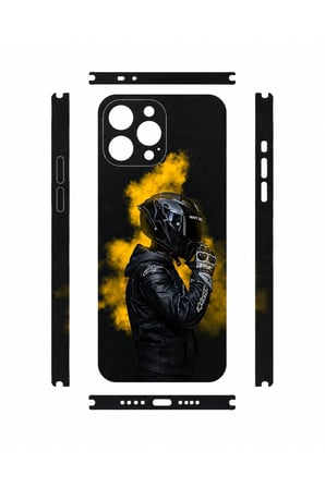 Sarı Duman Rider — Tüm Telefon Modellerine Uyumlu Kaplama- Sipariş Sonrası Marka ve Modelinizi İletiniz