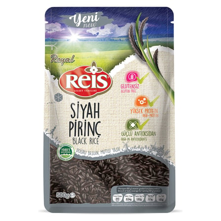 3 Adet Reis Royal Siyah Pirinç 500 G