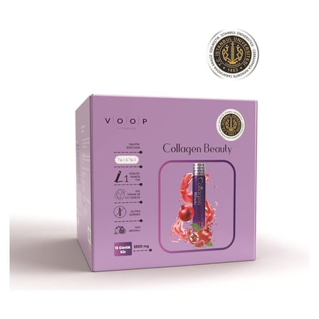 5 Adet Voop Collagen Beauty 5500Mg Nar Aromalı 15 Shot x 40 ml
