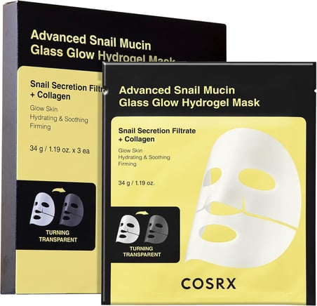 Advanced Snail Mucin Glass Glow Hydrogel Mask