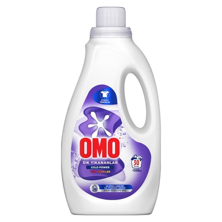 4 Adet Omo Sıvı Deterjanı Cold Sık Yıkananlar 1.5 L