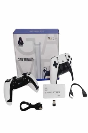 Game Stick 4K Retro Çift Kollu Atari Oyunlari +20000 Oyunlu Konsol Nostalji