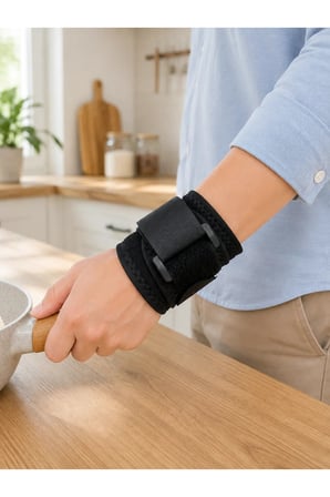 Ayarlanabilir Bilek Destekliği Cırtlı Bileklik Günlük Kullanım ve Spor İçin Bilek Desteği