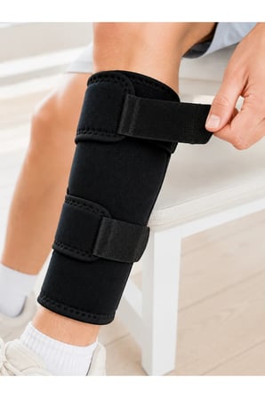 Ayarlanabilir Alt Baldırlık Baldır Destekliği Çift Bantlı Spor ve Günlük Kullanım
