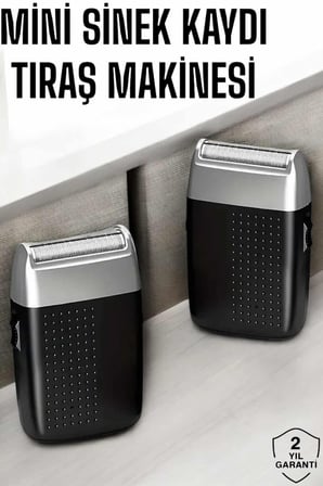 Tıraş Makinesi Mini Sinek Kaydı Şarjlı Taşınabilir Paslanmaz Çelik