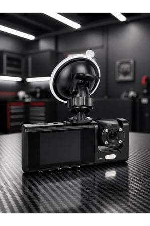 WiFi Destekli Araç İçi Kamera Çift Kameralı Full HD 1080P 170° Geniş Açılı Araç Kayıt Kamerası